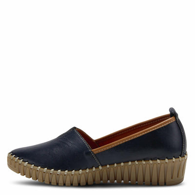 Spring Step Women's TISPEA Loafer Flat, Navy, 10.5-11
