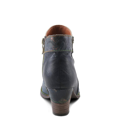 Spring Step L'Artiste Bestlove Ankle Boots for Women Low Heel | Casual Women's Boots Women with Metallic Brush Strokes and Cushion Footbed Navy Multi EU 41 / US 9.5-10