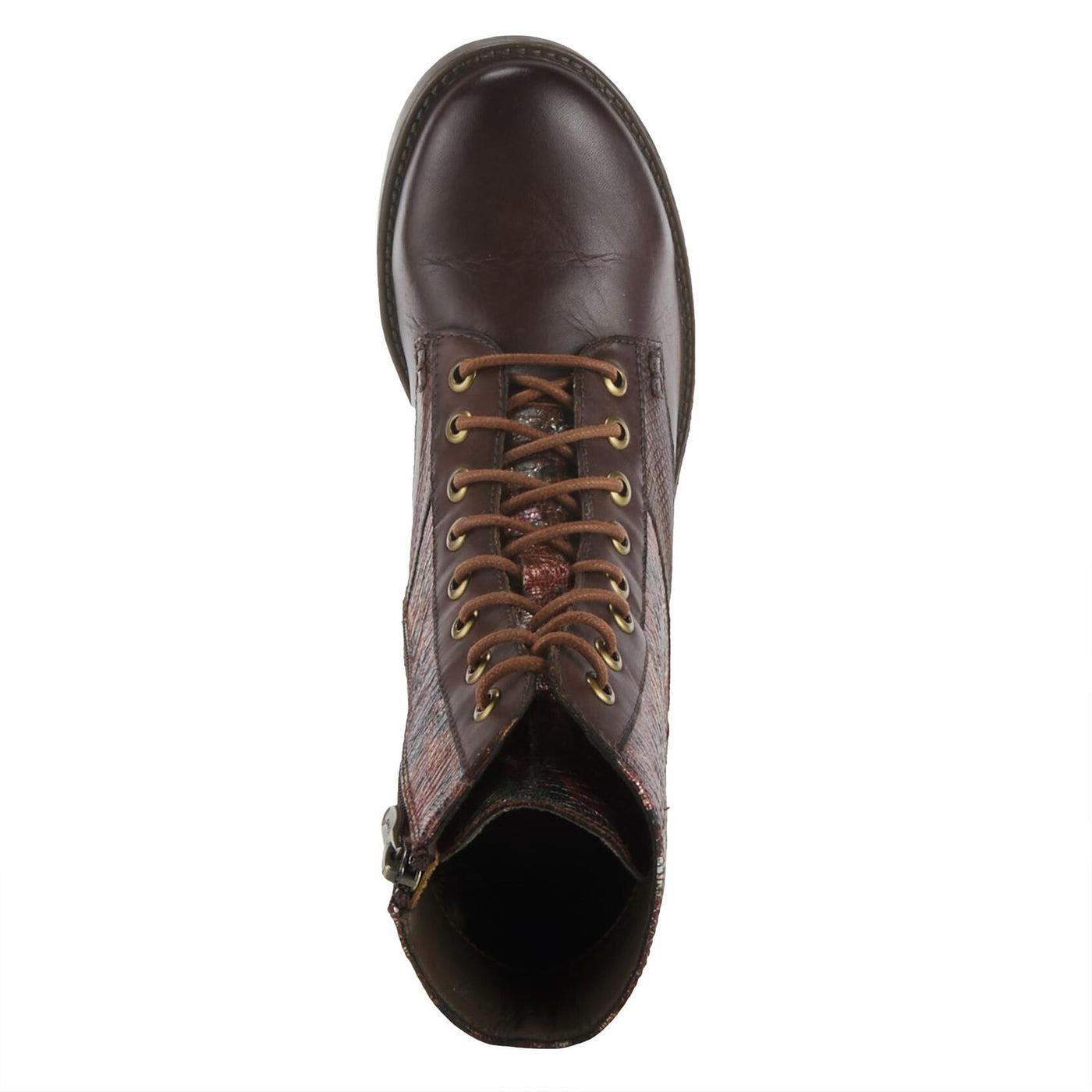 Spring Step L'Artiste Women's Marty-Met Leather Bootie Brown Multi EU 41 / US 9.5-10