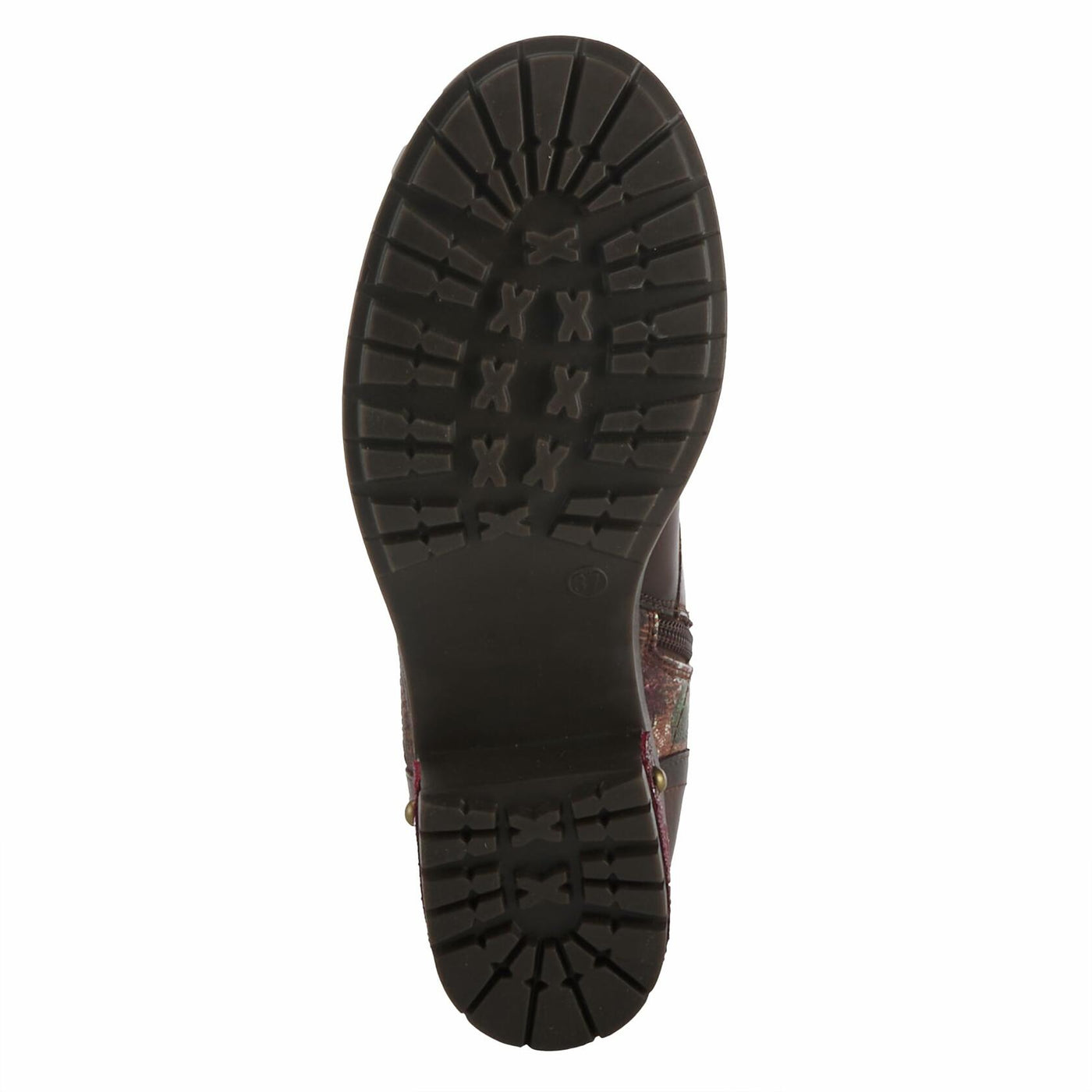 Spring Step L'Artiste Women's Marty-Met Leather Bootie Brown Multi EU 41 / US 9.5-10