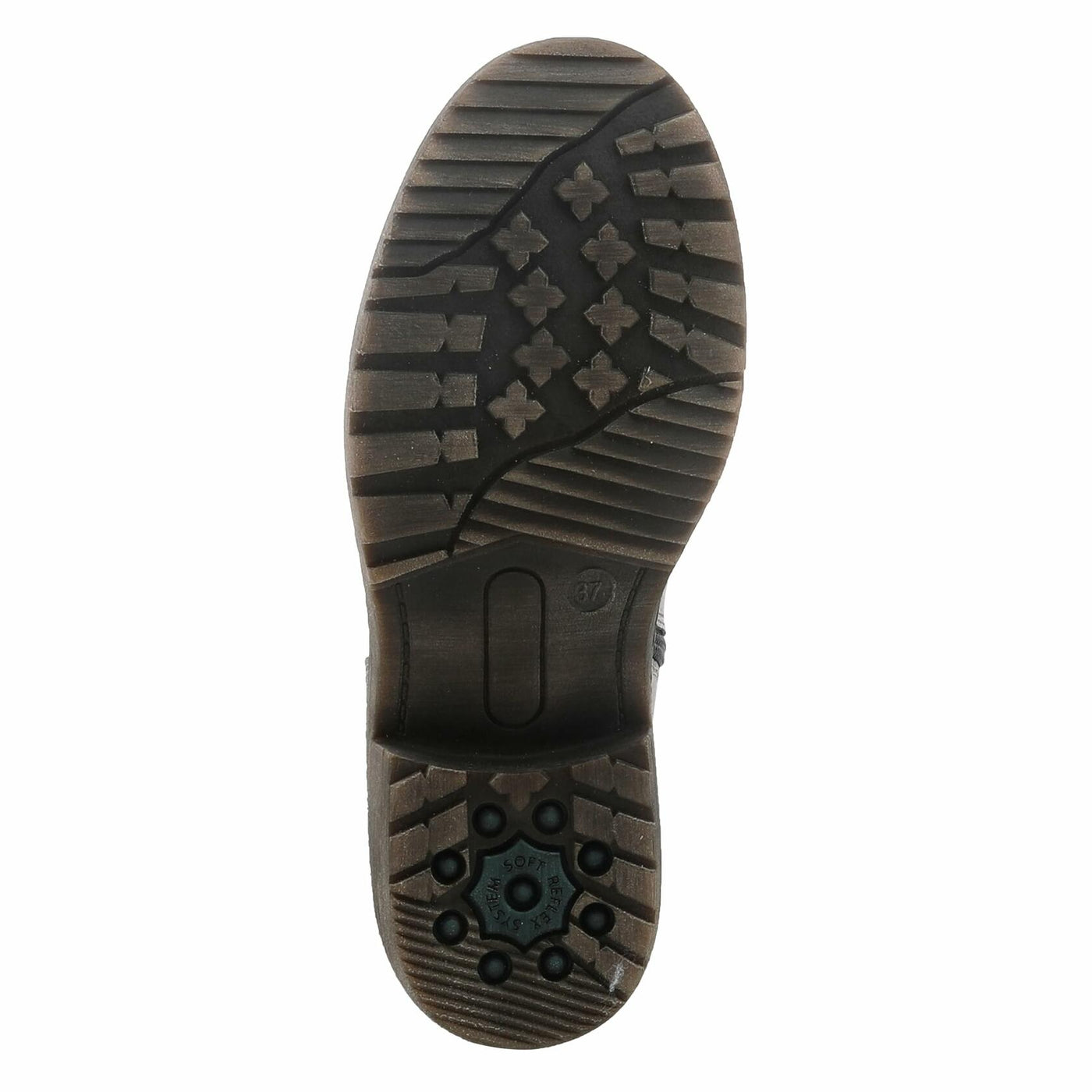 Spring Step Women's Nonia Chelsea-Bootie with Plaid Elastic Stretch - Shock-Absorbing Grey EU 42/10.5-11