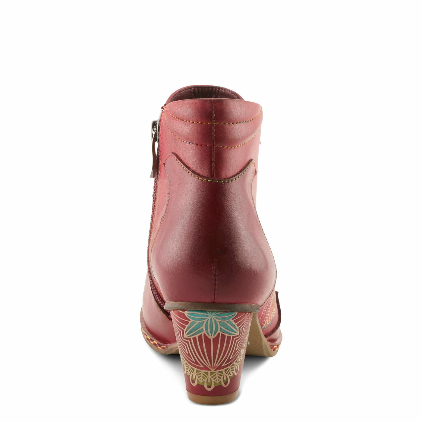 Spring Step L`Artiste Women's Zamihi Leather Bootie Red EU 43 / US 11.5-12