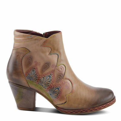 L'Artiste by Spring Step Women's Zamihi Western Boot, Taupe, 9