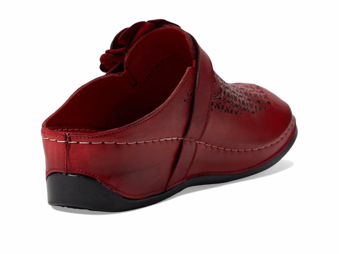 Spring Step Women's Lilybean Leather Clog Red EU 40 / US 9
