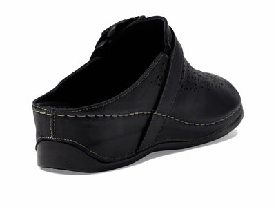 Spring Step Women's Lilybean Leather Clog Black EU 42 / US 10.5-11