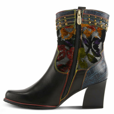 Spring Step L`Artiste Women's Happytime Boot Black Multi EU 42 / US 10.5-11