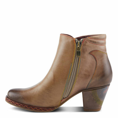 L'Artiste by Spring Step Women's Zamihi Western Boot, Taupe, 8