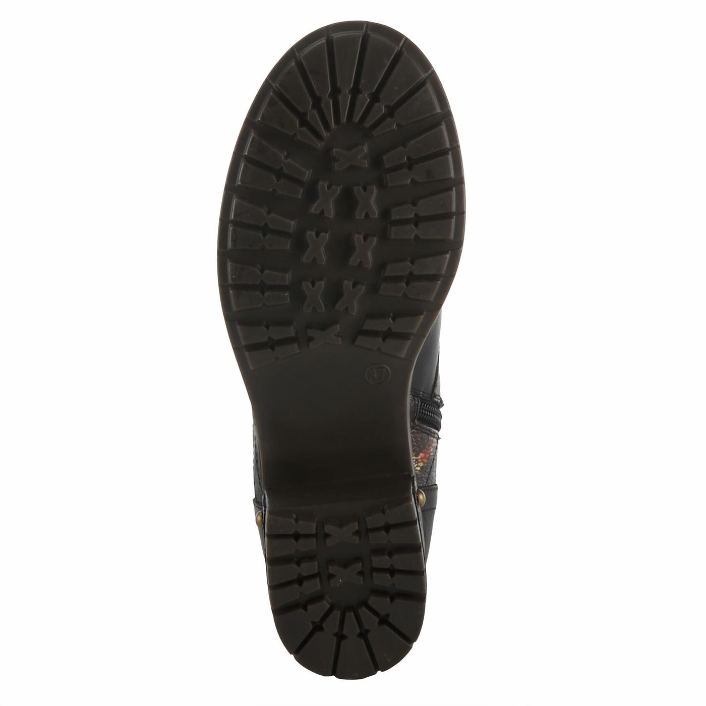 Spring Step L'Artiste Women's Marty-Met Leather Bootie Black Multi EU 42 / US 10.5-11