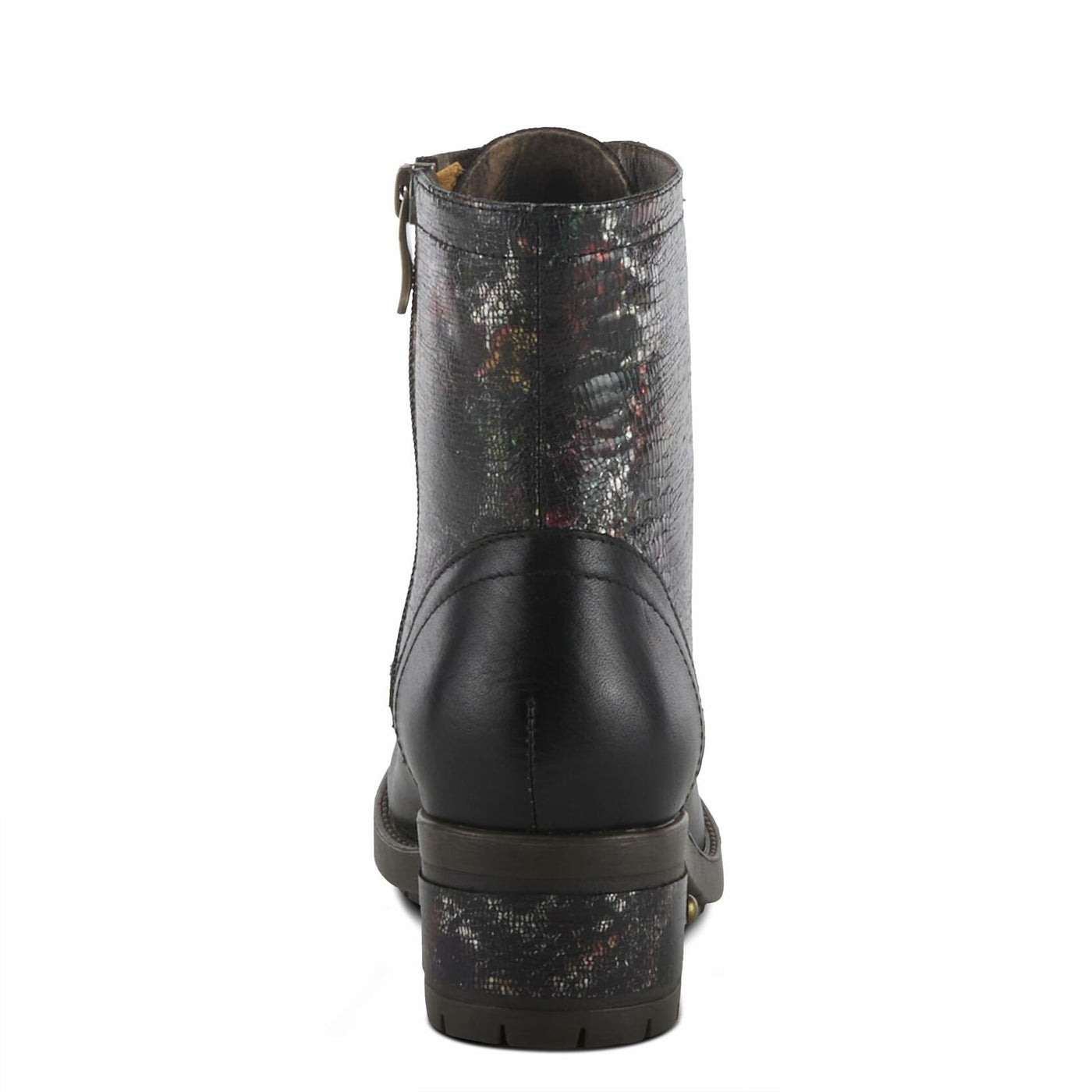Spring Step L'Artiste Women's Marty-Met Leather Bootie Black Multi EU 42 / US 10.5-11