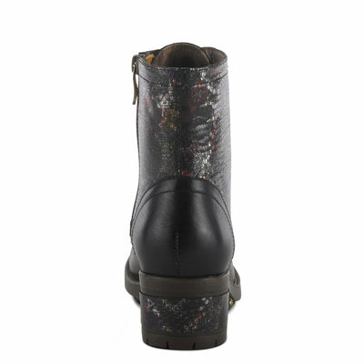 Spring Step L'Artiste Women's Marty-Met Leather Bootie Black Multi EU 42 / US 10.5-11