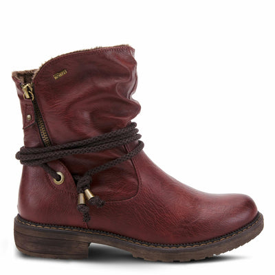 Spring Step womens Mid Calf Boot, Bordeaux, 7.5-8 US