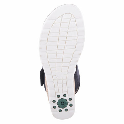 Spring Step Women's Loriya Slingback Wedge Sandal Black EU 40 / US 9