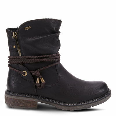 Spring Step Relife Kathie Mid-Calf Boots for Women - Waterproof Ladies Boots With Zipper Closure - Western Low Heel Ankle Boots for Women - Black EU 43/11.5-12