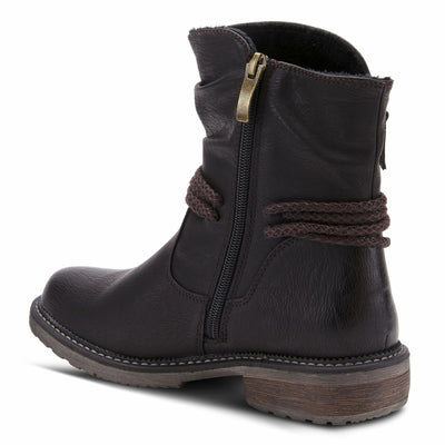 Spring Step Relife Kathie Mid-Calf Boots for Women - Waterproof Ladies Boots With Zipper Closure - Western Low Heel Ankle Boots for Women - Black EU 43/11.5-12