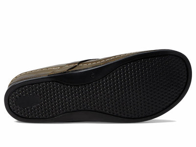 Spring Step Women's Lilybean Leather Clog Olive Green EU 38 / US 7.5-8
