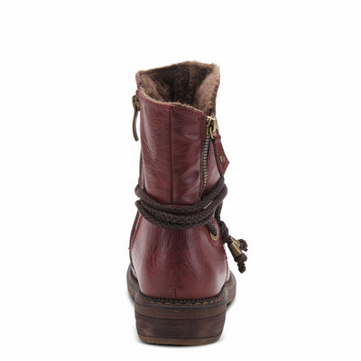 Spring Step womens Mid Calf Boot, Bordeaux, 7.5-8 US