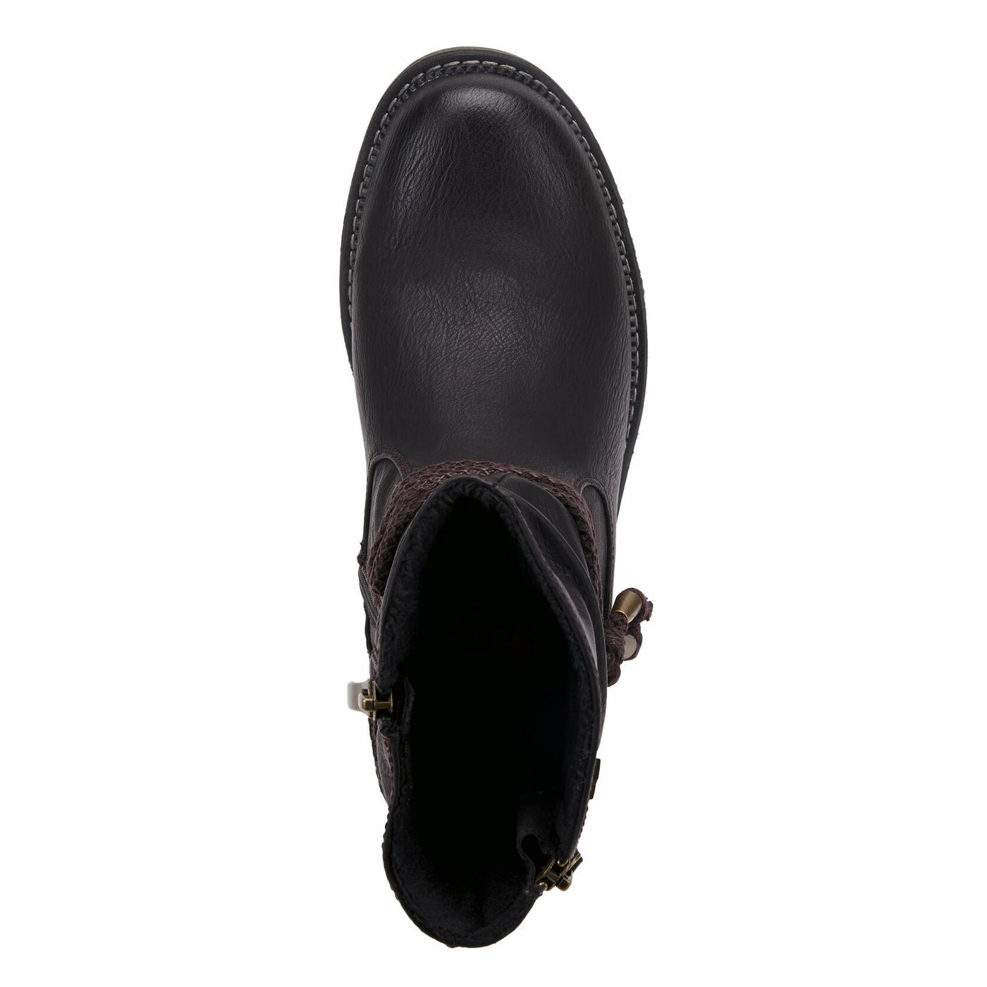 Spring Step Relife Kathie Mid-Calf Boots for Women - Waterproof Ladies Boots With Zipper Closure - Western Low Heel Ankle Boots for Women - Black EU 43/11.5-12