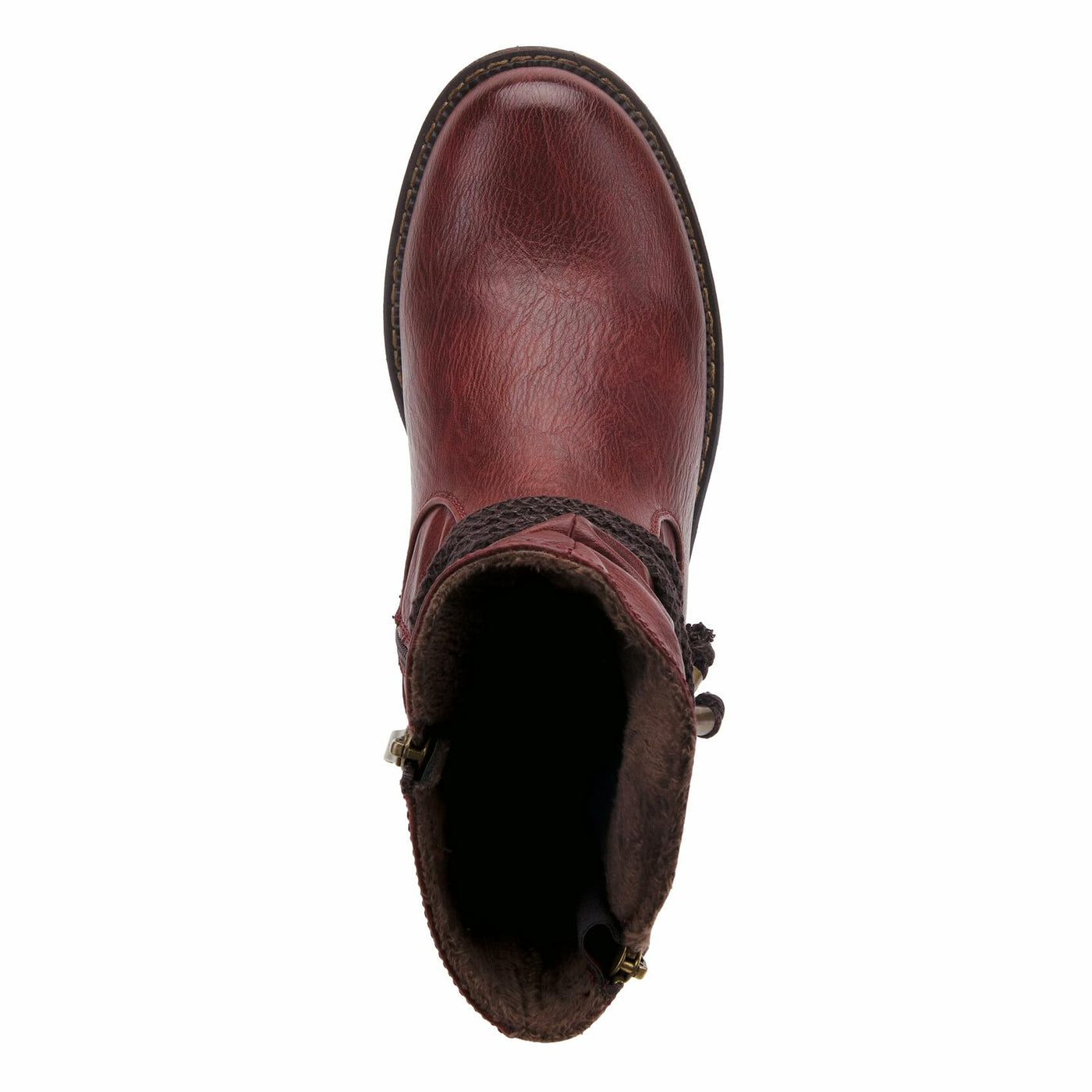 Spring Step womens Mid Calf Boot, Bordeaux, 7.5-8 US