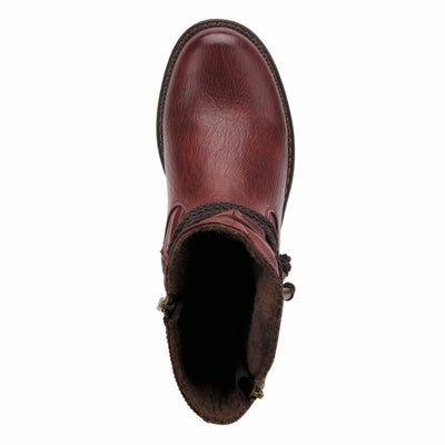 Spring Step womens Mid Calf Boot, Bordeaux, 7.5-8 US