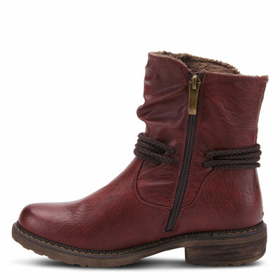 Spring Step womens Mid Calf Boot, Bordeaux, 7.5-8 US