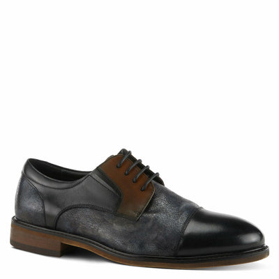 Spring Step L'Artiste Men's Leron Leather Oxford Shoes Black Multi EU 42 / US 9