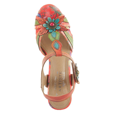 L'Artiste by Spring Step Fabuloso Orange Multi EU 35 (US Women's 5) M