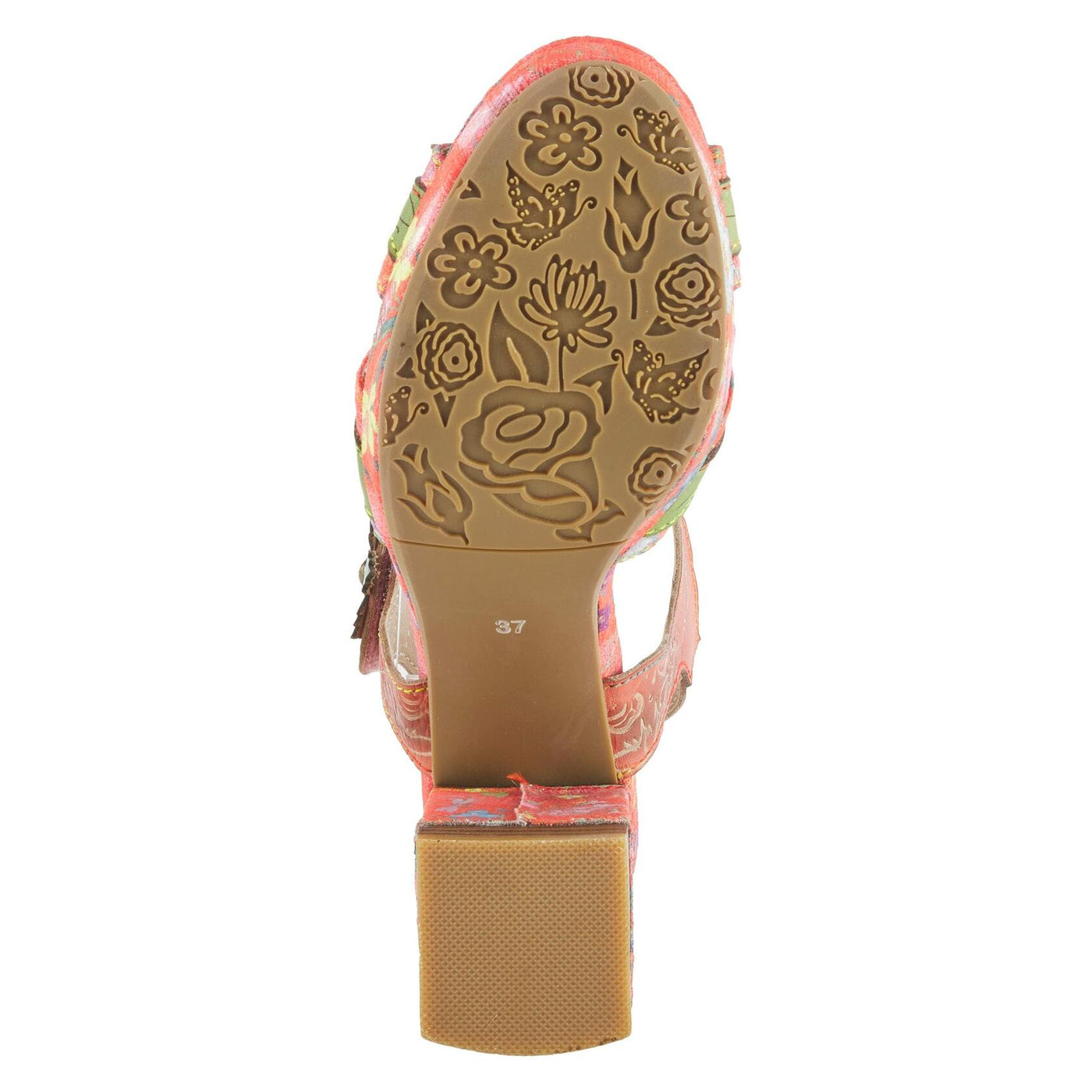 L'Artiste by Spring Step Fabuloso Orange Multi EU 35 (US Women's 5) M