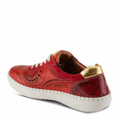 Spring Step Women's Jumilla Lace-Up Shoe Red EU 36 / US 5.5-6