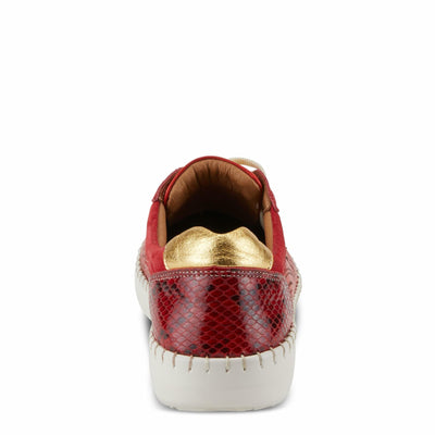 Spring Step Women's Jumilla Lace-Up Shoe Red EU 36 / US 5.5-6
