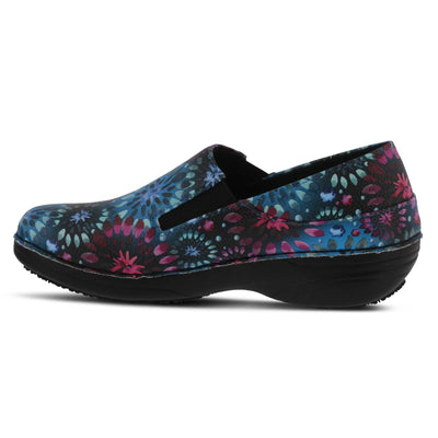 Spring Step Professional Women's Ferrara Avtr Clogs-and-Mules-Shoes, Blue Multi, 7