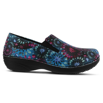 Spring Step Professional Women's Ferrara Avtr Clogs-and-Mules-Shoes, Blue Multi, 7