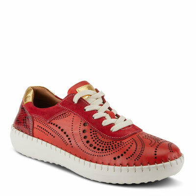 Spring Step Women's Jumilla Lace-Up Shoe Red EU 36 / US 5.5-6