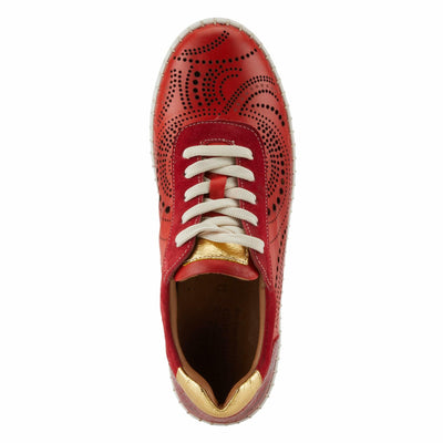 Spring Step Women's Jumilla Lace-Up Shoe Red EU 36 / US 5.5-6
