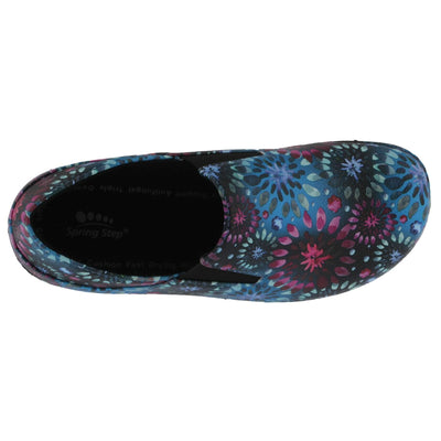 Spring Step Professional Women's Ferrara Avtr Clogs-and-Mules-Shoes, Blue Multi, 7