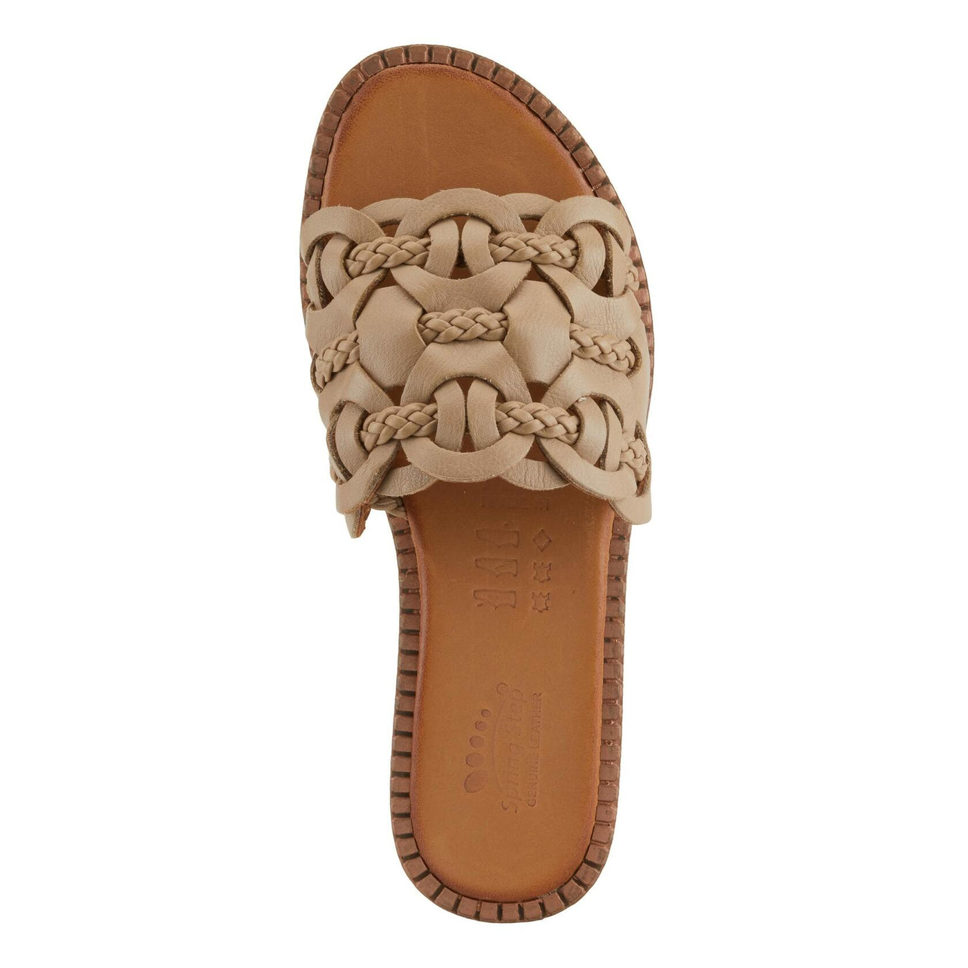 Spring Step Women's Alysia Slide Sandal Beige EU 39 / US 8.5