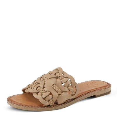 Spring Step Women's Alysia Slide Sandal Beige EU 39 / US 8.5