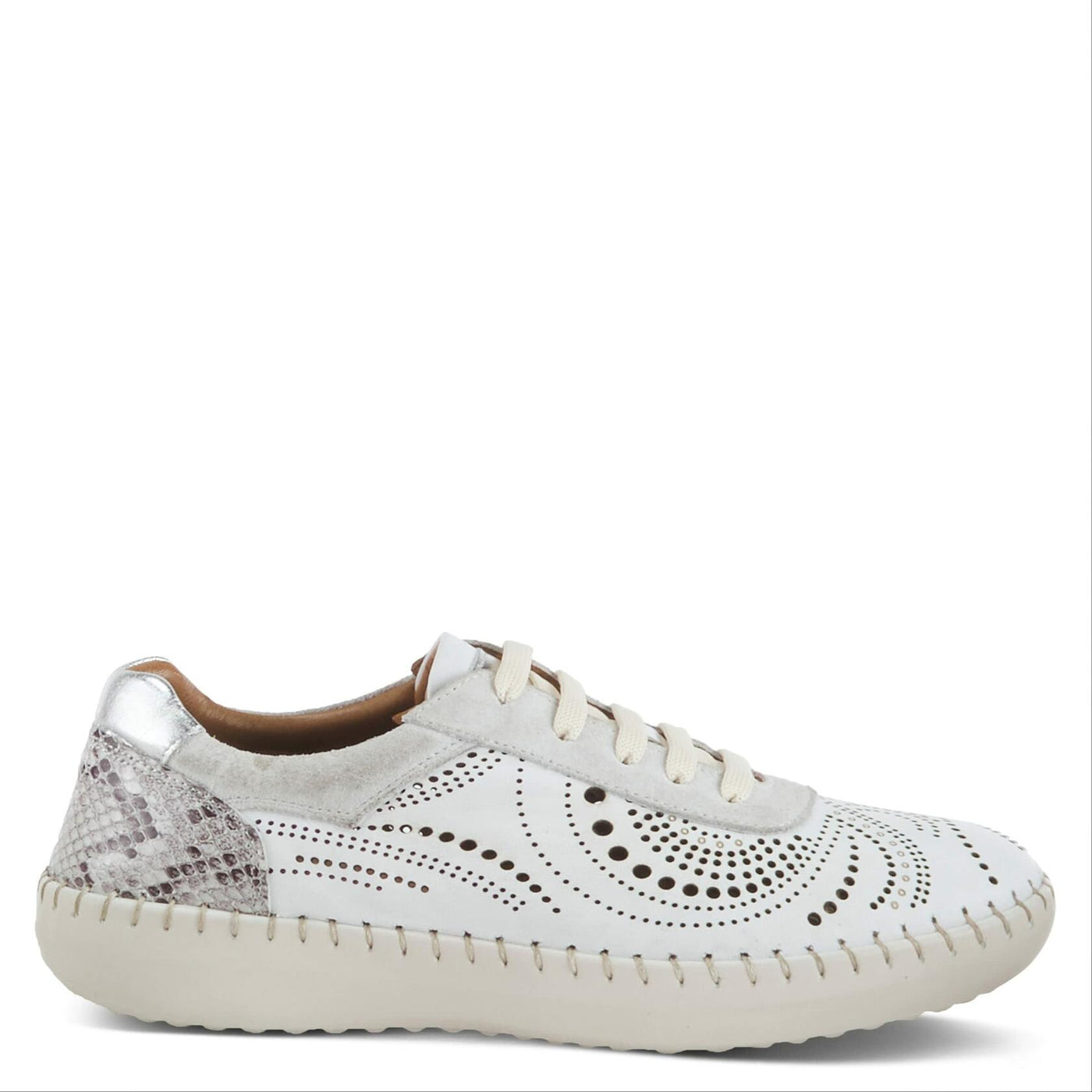 Spring Step Women's Jumilla Lace-Up Shoe White EU 39 / US 8.5