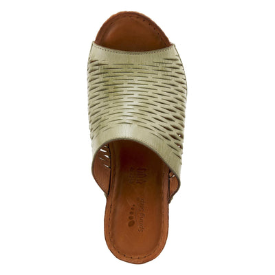 Spring Step Women's CUNACENA Slipper, Olive, 10.5-11