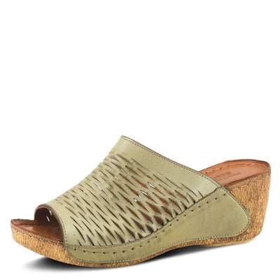 Spring Step Women's CUNACENA Slipper, Olive, 10.5-11