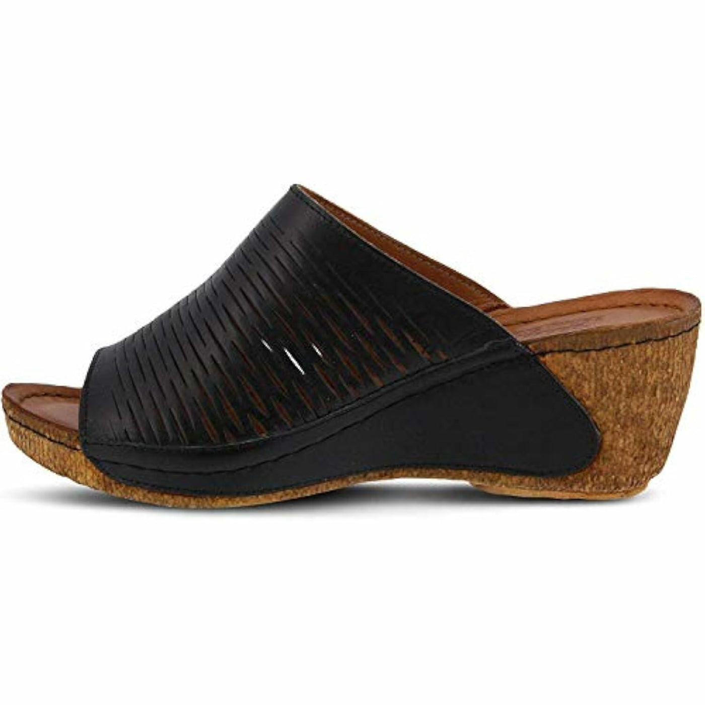 Spring Step Women's CUNACENA Slipper, Black, 6.5-7