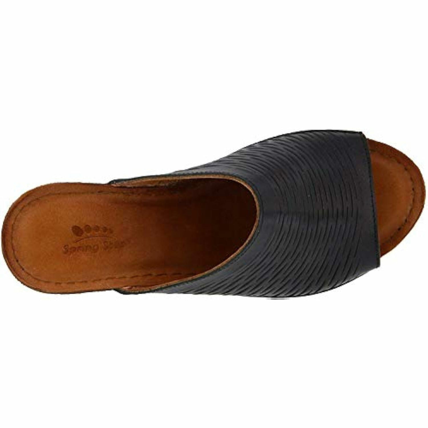 Spring Step Women's CUNACENA Slipper, Black, 6.5-7