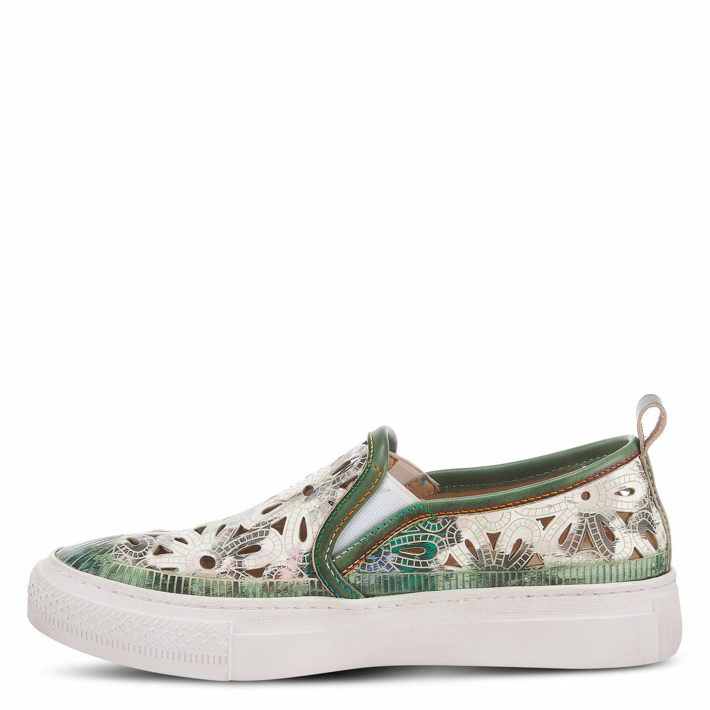 Spring Step L'Artiste Women's Denofeden Sneaker Green Multi EU 37 / US 6.5-7