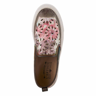 Spring Step L'Artiste Women's Denofeden Sneaker Brown Multi EU 38 / US 7.5-8