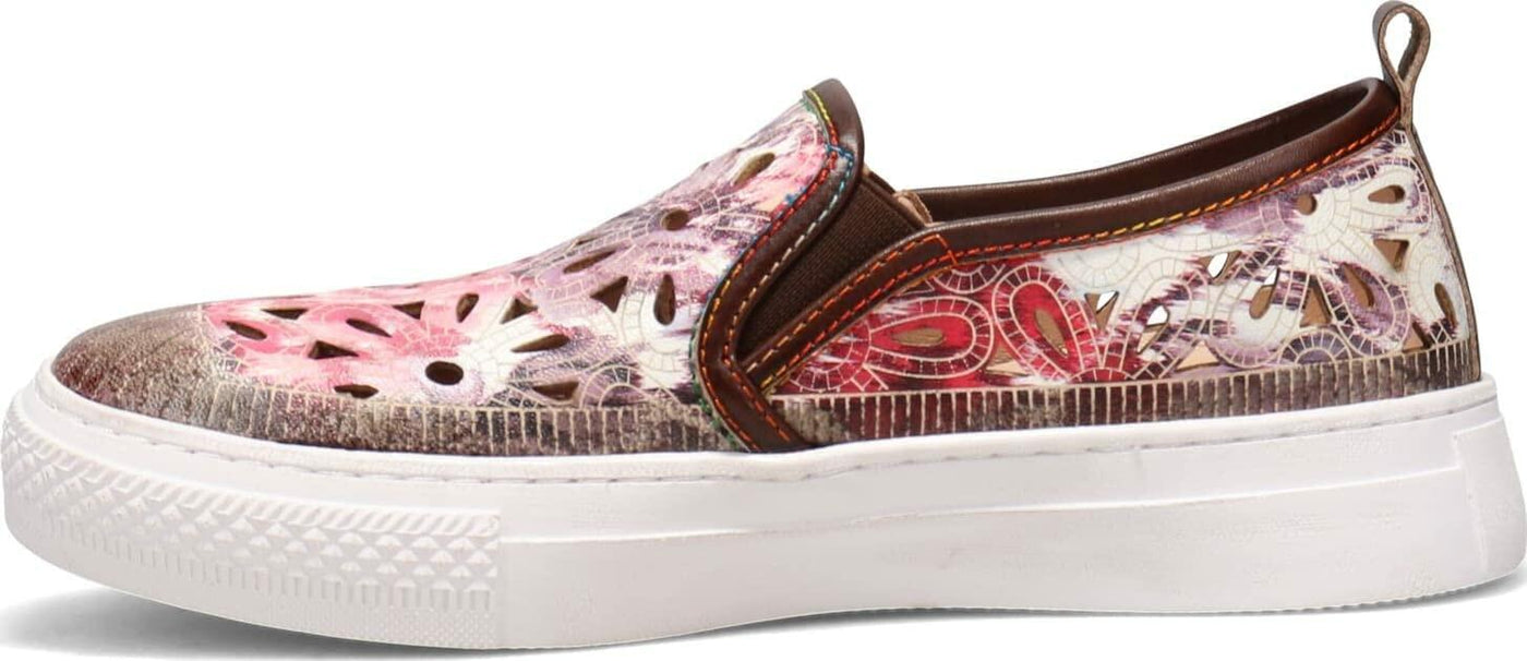 Spring Step L'Artiste Women's Denofeden Sneaker Brown Multi EU 35 / US 5