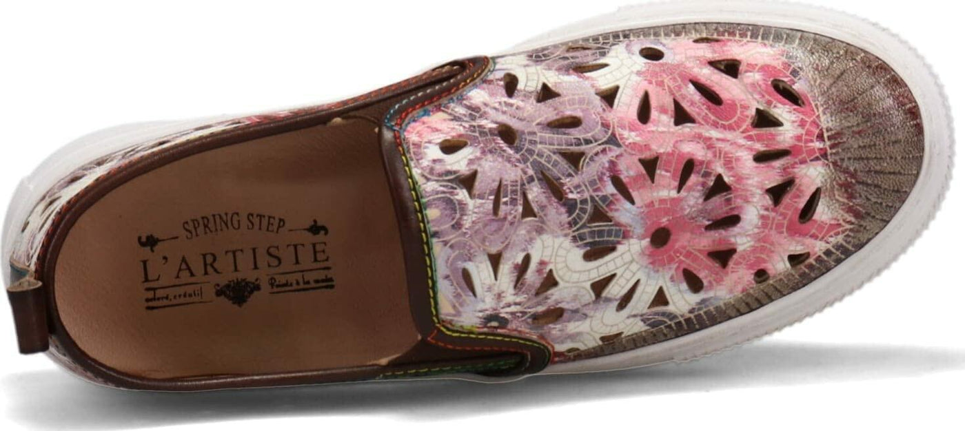 Spring Step L'Artiste Women's Denofeden Sneaker Brown Multi EU 35 / US 5