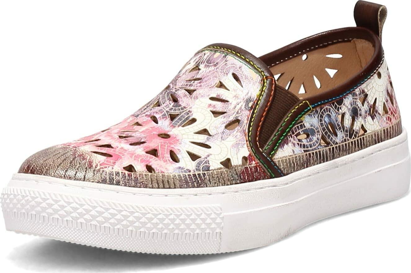 Spring Step L'Artiste Women's Denofeden Sneaker Brown Multi EU 35 / US 5
