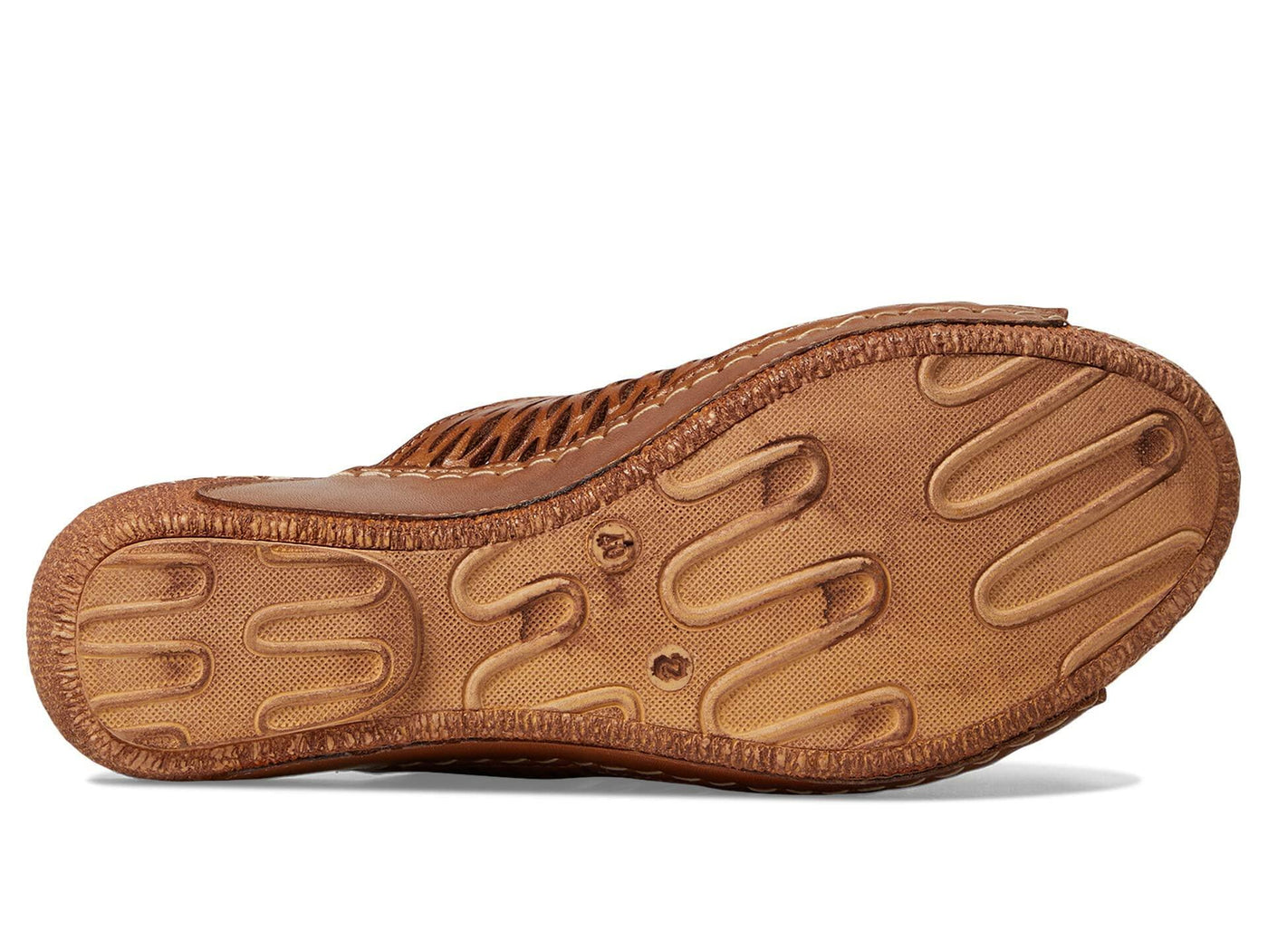 Spring Step Cunacena Women's Leather Slip On Wedge Sandal | Low Heel Sandals for Women with Die Cut Lattice, Stretch Upper, Breathable Lining Brown Sandal