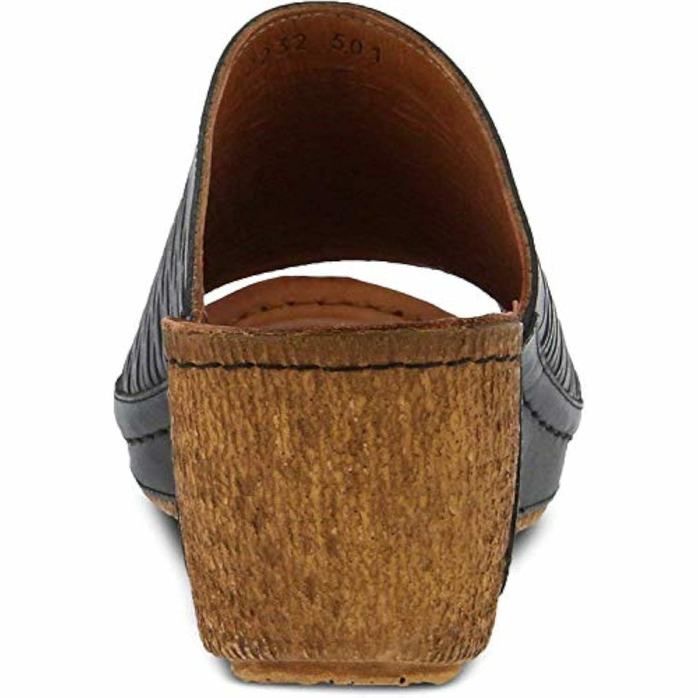 Spring Step Women's CUNACENA Slipper, Black, 6.5-7