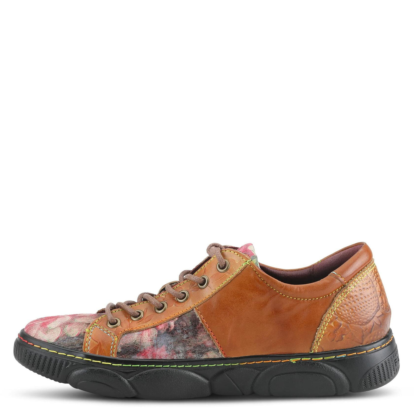 Spring Step L`Artiste Women's Danli-Bloom Sneaker Camel Multi EU 42 / US 10.5-11
