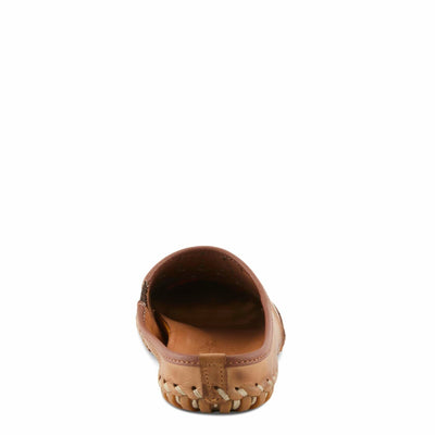 Spring Step Fusalide Slip-On Shoes for Womens - Comfortable Slip-On Shoes with Rubber Outsole - Casual Leather Clogs for Women - Brown EU 41 / US 9.5-10